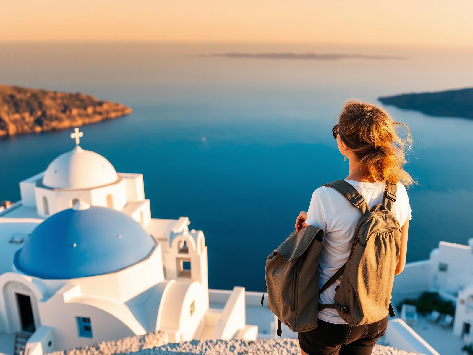 Emma R. in Oia, Santorini, Greece